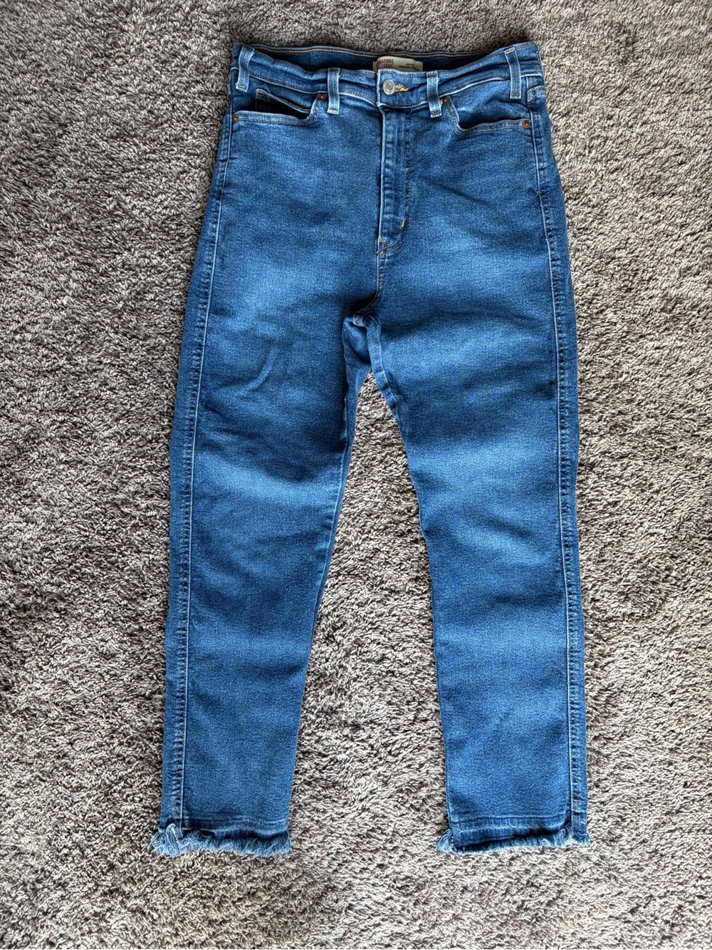 Levi's Heritage High Rise Straight Denim Jeans